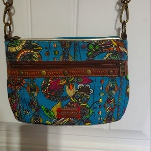SacrootsTeal Spirit Desert Owl Crossbody